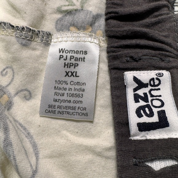 Lazy One Womens PJ Pant HPP Bumble Bee Flower Print Cotton Pajama Bottoms XXL - Picture 3 of 6